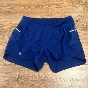 athleta girl size 12 navy shorts